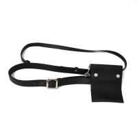 PU Leather Waist Pack detachable & attached with hanging strap Solid PC