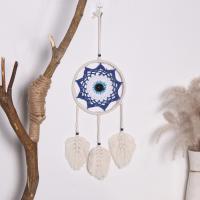 Feather & Iron Dream Catcher Hanging Ornaments for home decoration handmade white PC