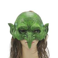 PU-Schaum Halloween-Maske, Grün,  Stück