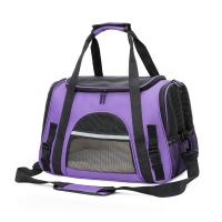 Nylon easy cleaning Pet Carry Handbag attached with hanging strap Solid PC