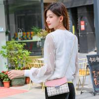 PU Leather Shoulder Bag with chain plaid PC