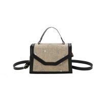 Straw cross body & Box Bag & Handbag Woven Shoulder Bag floral PC