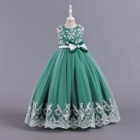 Gauze & Polyester Slim & Princess Girl One-piece Dress Cute printed PC