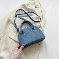 PU Leather Shell Shape Handbag soft surface & attached with hanging strap PC