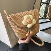Cotton Cord Easy Matching & Weave Crossbody Bag floral PC
