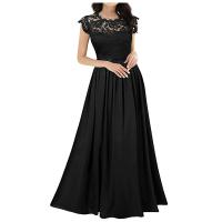 Polyester Slim & Plus Size Long Evening Dress embroidered PC