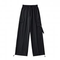 Cotton High Waist Women Casual Pants & loose Solid PC