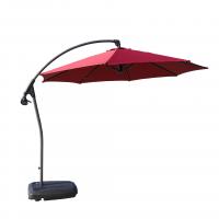 Polyester Fabrics & Aluminum & Iron Concise & Outdoor Sunny Umbrella durable & thickening & sun protection & waterproof Solid PC