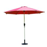 Polyester Fabrics & Aluminum & Iron Concise & Outdoor Sunny Umbrella durable & thickening & sun protection & waterproof Solid PC