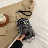 PU Leather Bucket Bag & iron-on Handbag with chain & soft surface PC