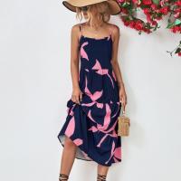 Spandex & Polyester Slip Kleid, Gedruckt, mehr Farben zur Auswahl,  Stück