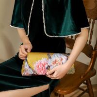 Polyester Easy Matching Clutch Bag floral yellow PC