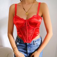 Poliestere Camisole Rosso kus