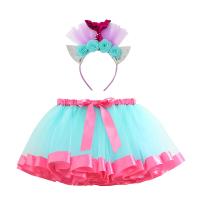 Polyester Girl Skirt with hair accessory PC