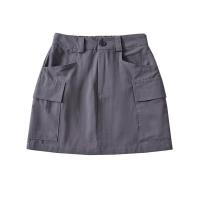 Cotton Slim Package Hip Skirt Solid PC