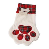 Doek Kerstdecoratie sokken Plaid meer kleuren naar keuze stuk