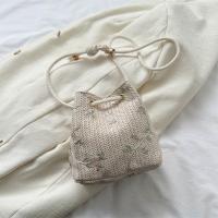 Cotton Cord & Straw Easy Matching & Bucket Bag & Weave Crossbody Bag PC