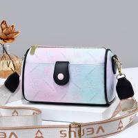 PU Leather easy cleaning & Easy Matching Crossbody Bag attached with hanging strap gradient PC