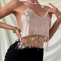 Polyester Camisole backless & skinny gold : PC