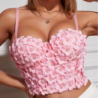 Polyester Camisole Rose pièce