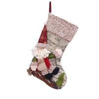 Cloth & Underfur Christmas Decoration Stocking for home decoration & christmas design PC