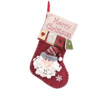 Tuch Weihnachtsdekoration Socken, mehr Farben zur Auswahl,  Stück