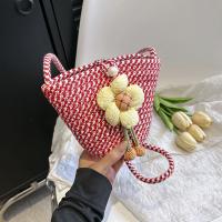 Cotton Cord Easy Matching & Weave Crossbody Bag floral PC
