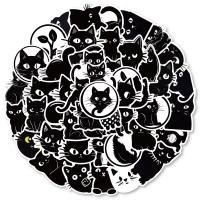 Pressure-Sensitive Adhesive & PVC Waterproof Decorative Sticker for home decoration & Cute Cats black Bag
