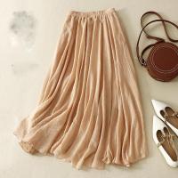 ポリエステル マキシ丈スカート 選択のためのより多くの色 : 一つ