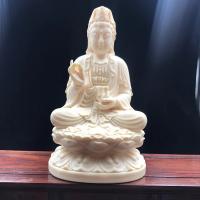 Nuez de marfil Estatua de Buda, tallado,  trozo