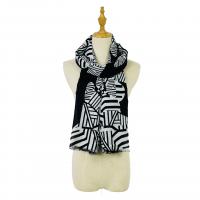 Polyester Easy Matching Women Scarf can be use as shawl & breathable printed Solid PC