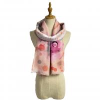 Polyester Women Scarf dustproof & can be use as shawl & sun protection printed PC