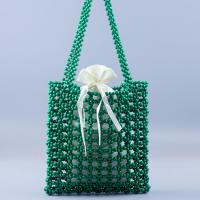 Acrylic & Polyester Easy Matching Handbag green PC