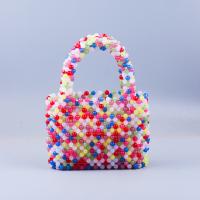 Acrylic & Polyester Easy Matching Handbag multi-colored PC
