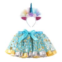 Polyester Ball Gown Girl Skirt Cute printed PC