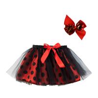 Polyester Ball Gown Girl Skirt with hair accessory & Cute  PC
