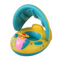 PVC Waterproof Swimming Ring for children blue PC