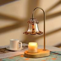 Wooden & Iron adjustable Fragrance Lamps Japanese Standard & with timer & durable gold PC