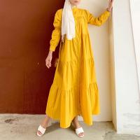 Baumwolle Nahöstliche islamische Musilm Kleid, mehr Farben zur Auswahl,  Stück