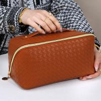 PU Leather Cosmetic Bag large capacity & portable PC