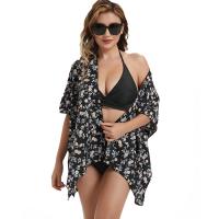 Polyester Swimming Cover Ups sun protection & breathable printed PC