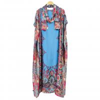 Polyester Swimming Cover Ups side slit & sun protection & breathable printed PC