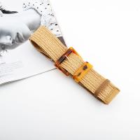 Plastic Fashion Belt flexible length weave PC