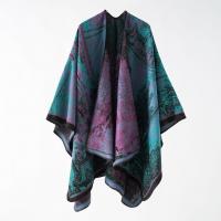 Acrylic Women Scarf can be use as shawl & thicken & thermal & unisex printed PC