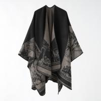 Acrylic & Polyester Women Scarf can be use as shawl & thermal & unisex printed PC