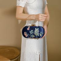 PU Leder Handtasche, Floral, Blau,  Stück