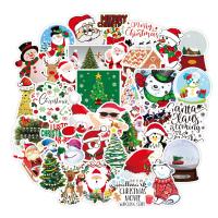 PVC Adhesive Decorative Sticker for home decoration & durable & Cute & christmas design & waterproof mixed pattern mixed colors Bag
