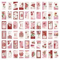PVC Adhesive Decorative Sticker for home decoration & durable & Cute & waterproof floral mixed colors Bag
