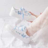 Chiffon & Caoutchouc & PU Cuir Chaussures de planche pour femmes Injection de plastique Floral plus de couleurs pour le choix Paire