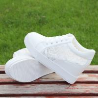 Rubber & PU Leather heighten Women Board Shoes hardwearing & breathable Plastic Injection Pair